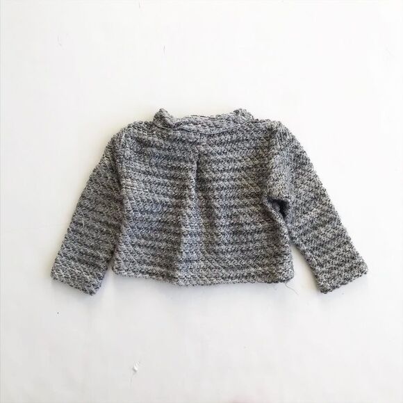 Zara gray tweed  blazer VGUC 9-12 months - Picture 4 of 4